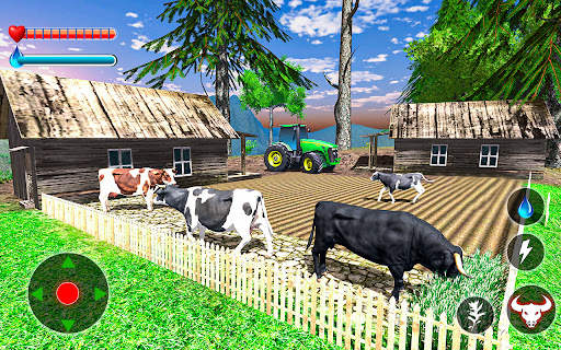 Angry Bull Attack Forest 3D screenshot 4