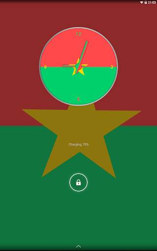 Burkina Faso Clock Widget screenshot 6