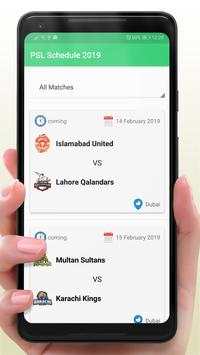 PSL 2019 Fixture : Pakistan Super League Schedule screenshot 2