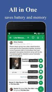 Lite Messenger screenshot 1