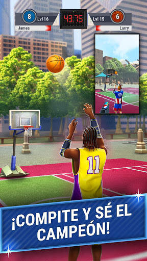Basketball Tiros: Partidos 1v1 screenshot 2