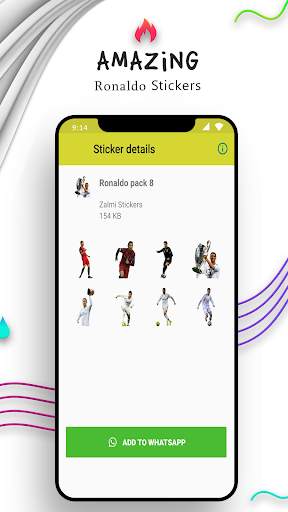 Ronaldo Stickers For Whatsapp  screenshot 4