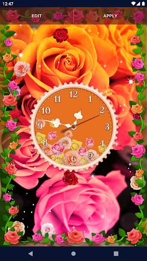Rose Clock 4K Live Wallpaper screenshot 3