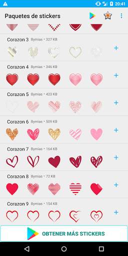 Heart sticker for Telegram WhatsApp Signal screenshot 2
