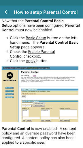 Motorola Modem Router Guide screenshot 7