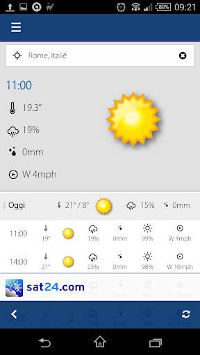 Sat24, satellite meteorologico screenshot 5