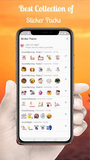 Good Morning Stickers for WhatsApp 2021 screenshot 1