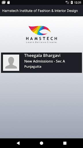 Student Hamstech Portal screenshot 3