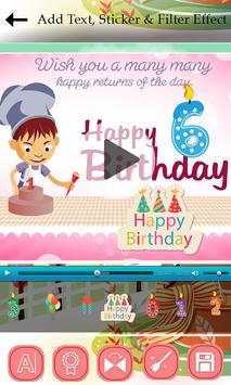 Happy Birthday Video Maker screenshot 4