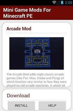 Mini Game Mods For MinecraftPE स्क्रीनशॉट 3