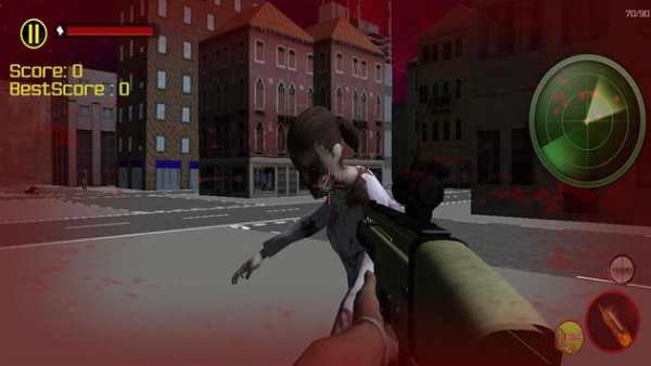 Zombie Apocalypse Three D: Death Target FPS screenshot 4