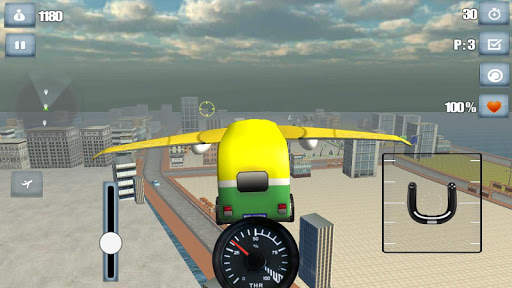 Flying Tuk Tuk Auto Rickshaw screenshot 4