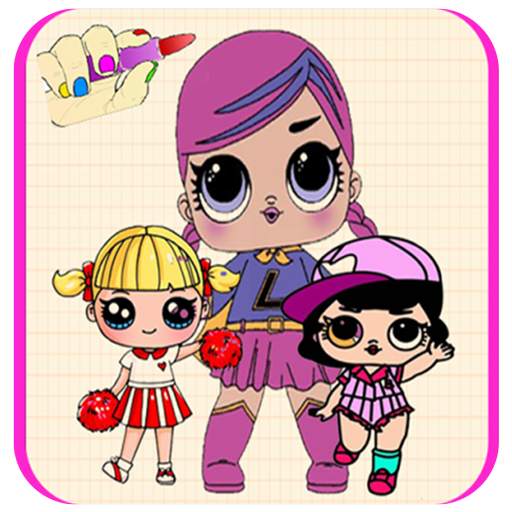 How to draw a surprise cute doll 10.12