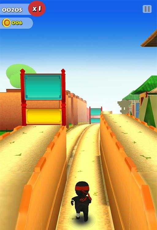 NINJA RUNS SubwaySURFERS screenshot 3