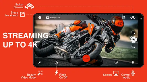 Screen Recorder & Live Stream - Live Now screenshot 1