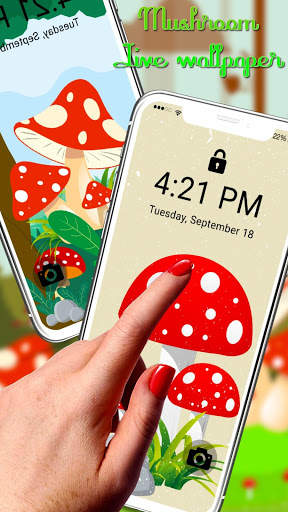 Cute Magic Mushroom APUS Live Wallpaper screenshot 2