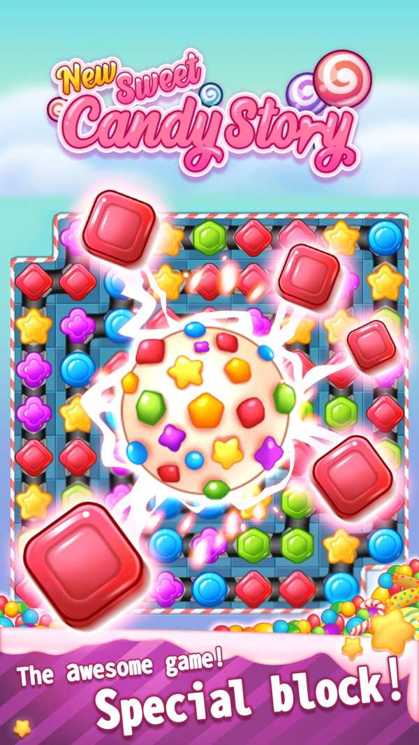 New Sweet Candy Story: Puzzle Master screenshot 2
