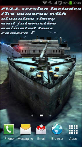 Titanic 3D Free live wallpaper screenshot 5