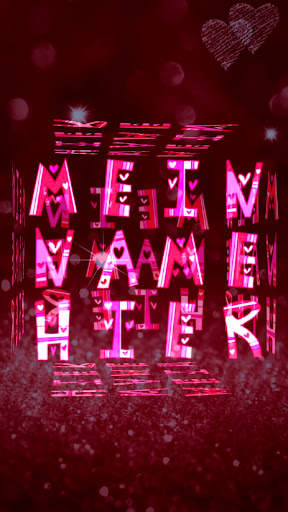 3D Mein Name Live Wallpaper screenshot 3