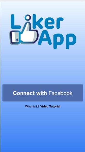Liker App Blue screenshot 1
