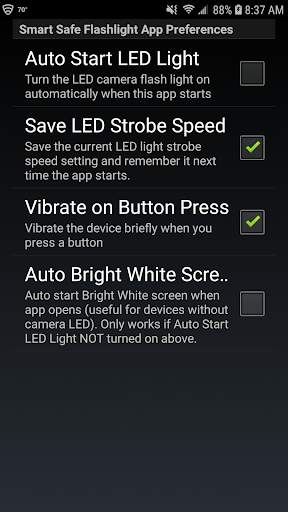Smart Safe Dual Mode LED Flashlight Torch Pro screenshot 5