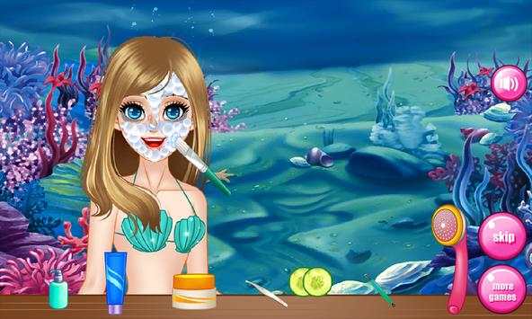 Mermaid spa games for girls screenshot 1