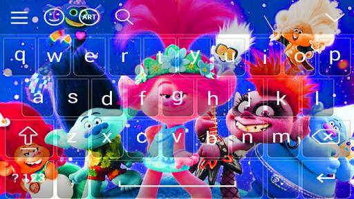 Trolls world tour keyboard screenshot 1