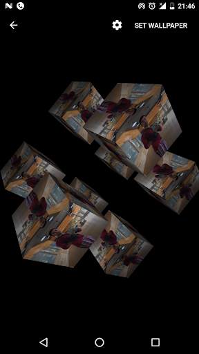 Photo Cube 3D Live Wallpaper screenshot 3
