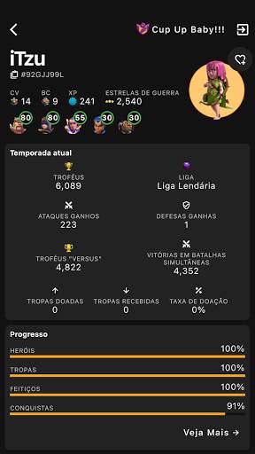 Clash of Stats para Clash of Clans screenshot 1
