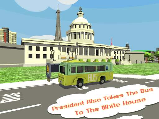 Coach Bus Driving Simulator: Craft City screenshot 4