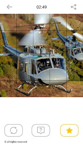 Helicopter Mosaic Puzzles screenshot 7
