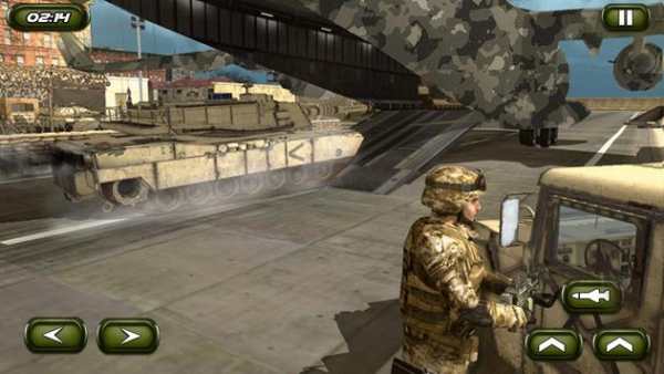 US Army flight simulator  - Army Tank transporter screenshot 3