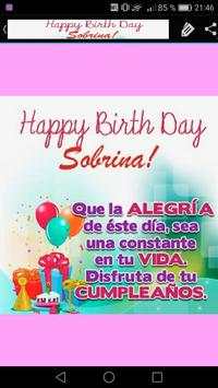 Feliz Cumpleaños Sobrina 6 تصوير الشاشة