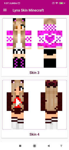 Lyna Skins for Minecraft PE screenshot 2