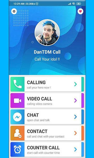 Fake DanTDM Call Voice & Video screenshot 1