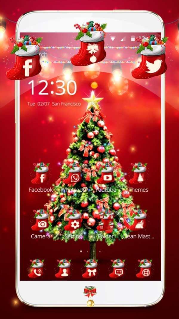 Merry Christmas 2017 Theme 1 تصوير الشاشة