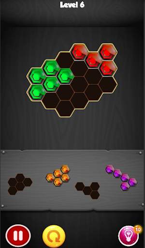 Hexa Block Puzzle King! screenshot 5