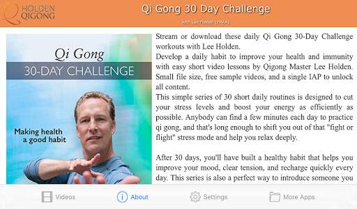 Qi Gong 30 Day Challenge with Lee Holden (YMAA) screenshot 2