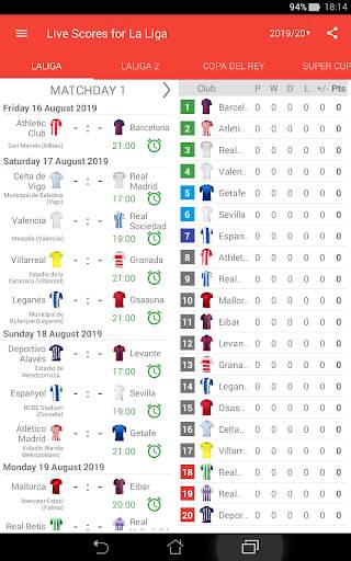 Live Scores for La Liga 2024 screenshot 8