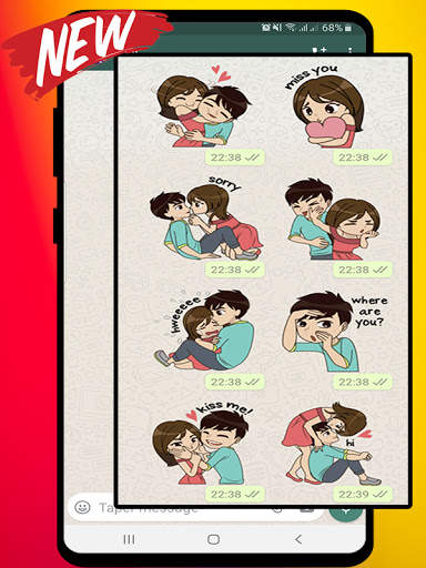 Love Stickers 2021 For WhatsApp screenshot 1