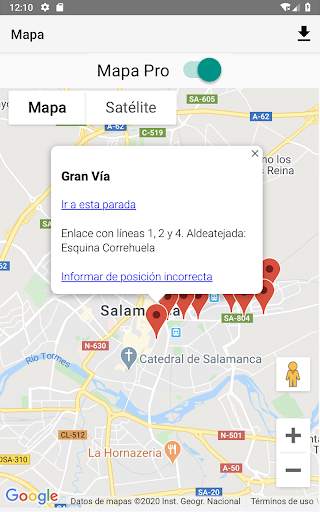 BMS - Bus Metropolitano de Salamanca screenshot 11