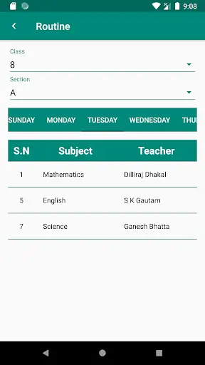 Student eSolution screenshot 5