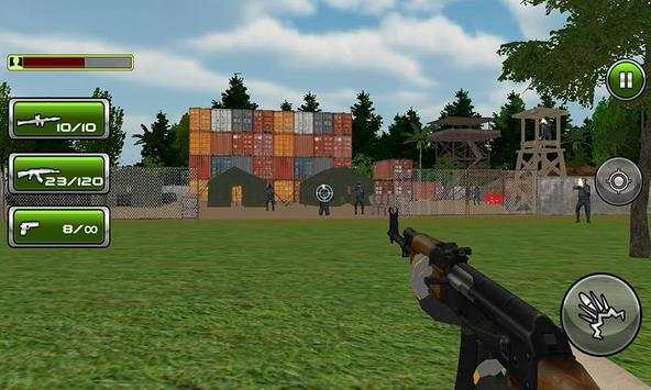 Komando Sniper Shooter-3D War screenshot 3