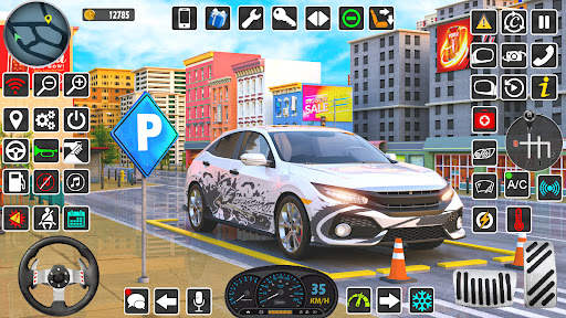 Driving School - City Car Game screenshot 1