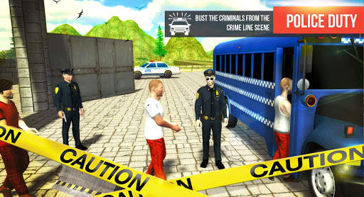 Offroad Police Bus Driver - Dangerous Duty screenshot 14