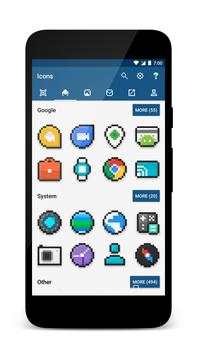 PixBit - Icon Pack 6 تصوير الشاشة