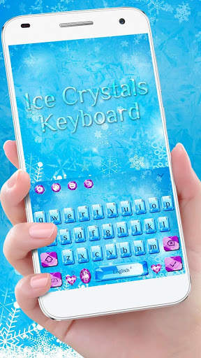 Ice Crystals Keyboard screenshot 1