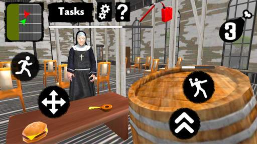 Neighbor Nun. Scary Escape 3D screenshot 3