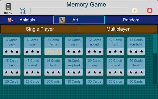 Picture Matching Memory Game screenshot 1