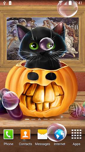 Cute Halloween Live Wallpaper screenshot 3